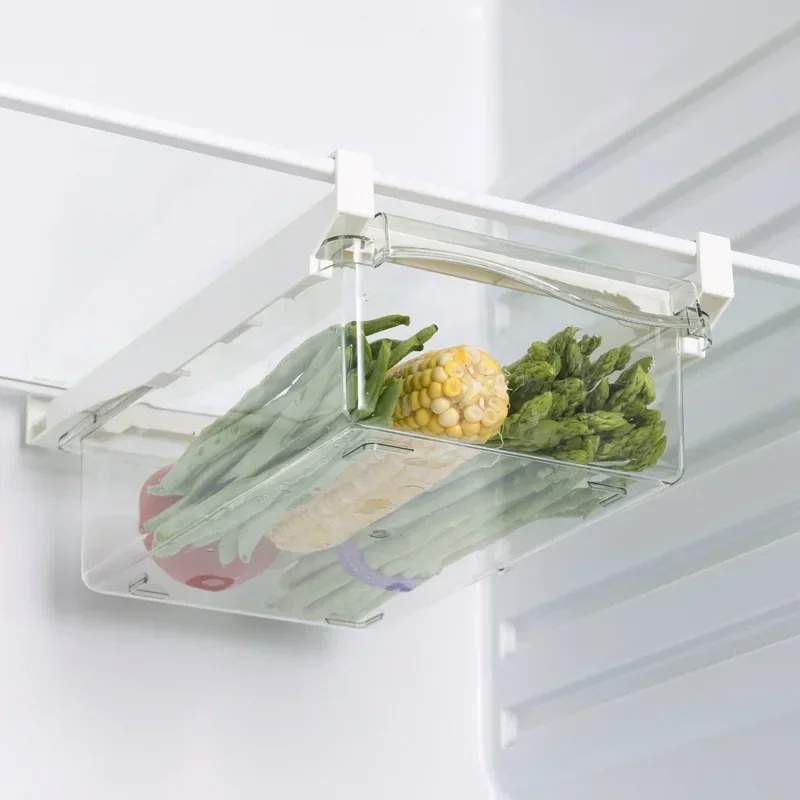 Food Storage With Dividers - Organizer Laci Kulkas Gantung yang Dapat