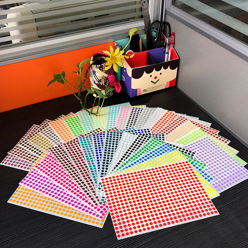 Food Storage Labels - Stiker Titik Label 16 Warna Stiker