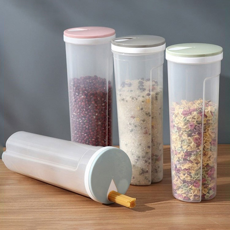 Food Storage With Dividers - Kotak Penyimpanan Mie Plastik Food Grade,