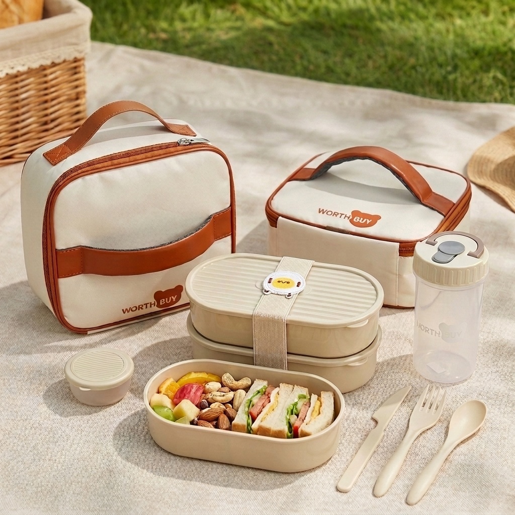 Food Storage Oven Safe - 2Pcs/Set Kotak Makan Plastik Dapat Digunakan