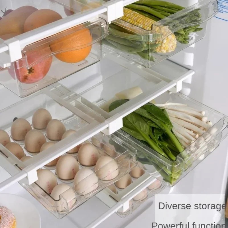 Organizer Laci Kulkas Gantung  - Food Storage With Dividers ulasan dan harga
