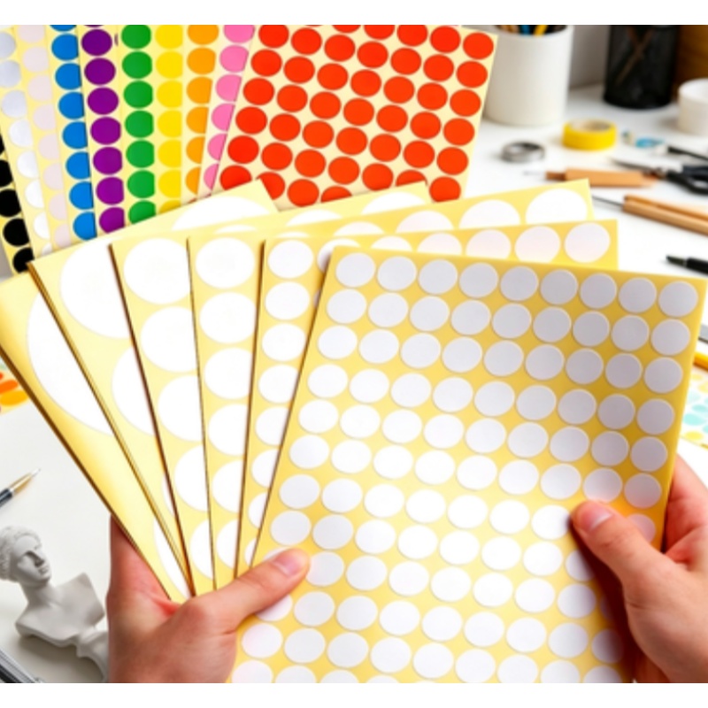 Stiker Titik Label 16 Warna St - Food Storage Labels ulasan dan harga