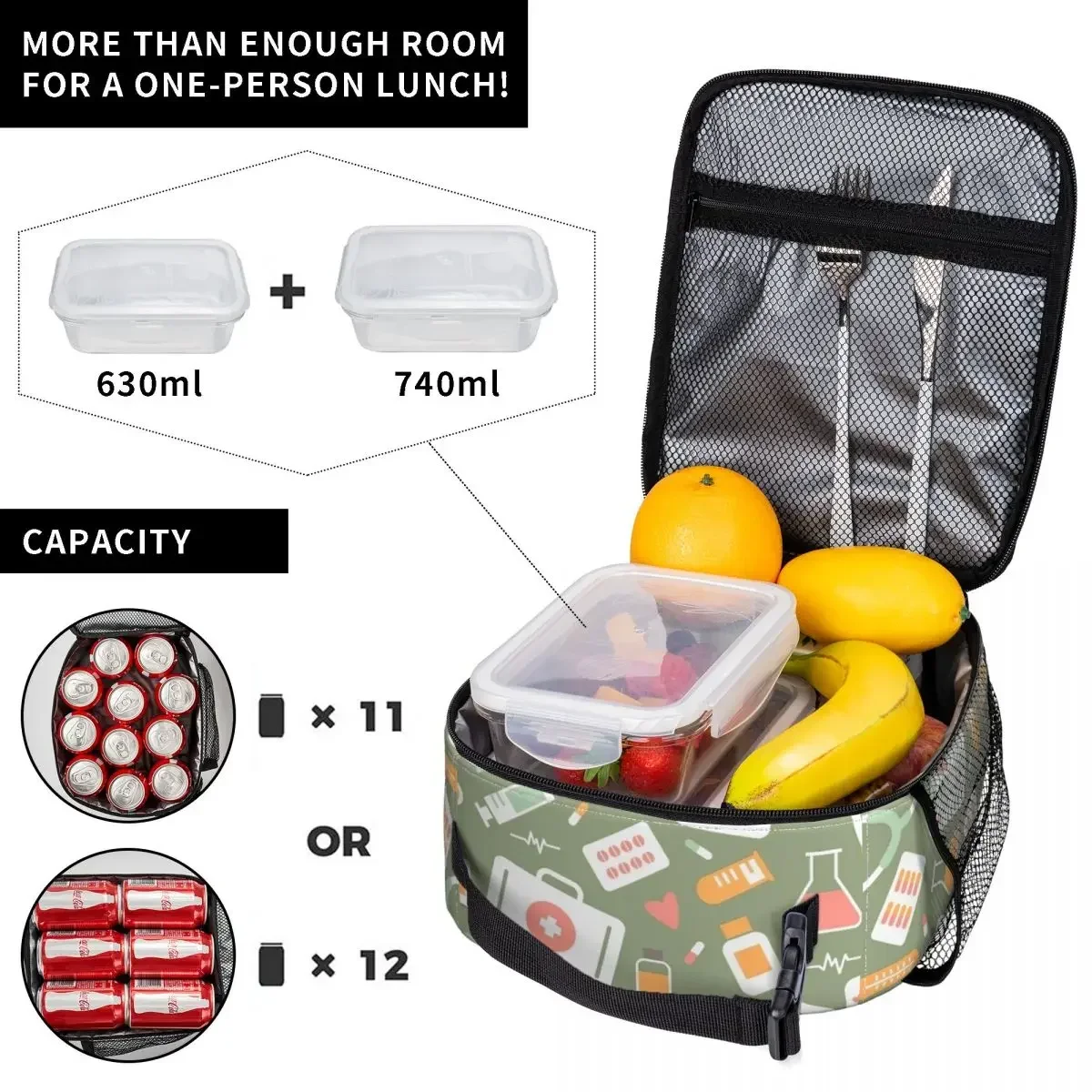 Tas Makan Siang Terinsulasi Mo - Food Storage Bag ulasan dan harga