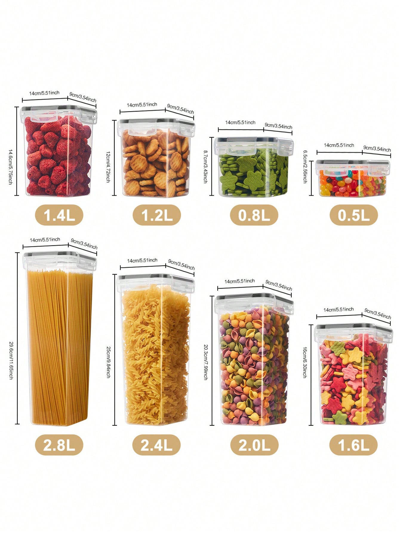 48 buah wadah penyimpanan maka - Food Storage Labels ulasan dan harga