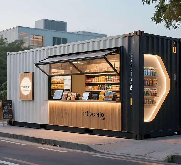 Kedai Kopi Kontainer Prefabrik - Food Storage Containers ulasan dan harga