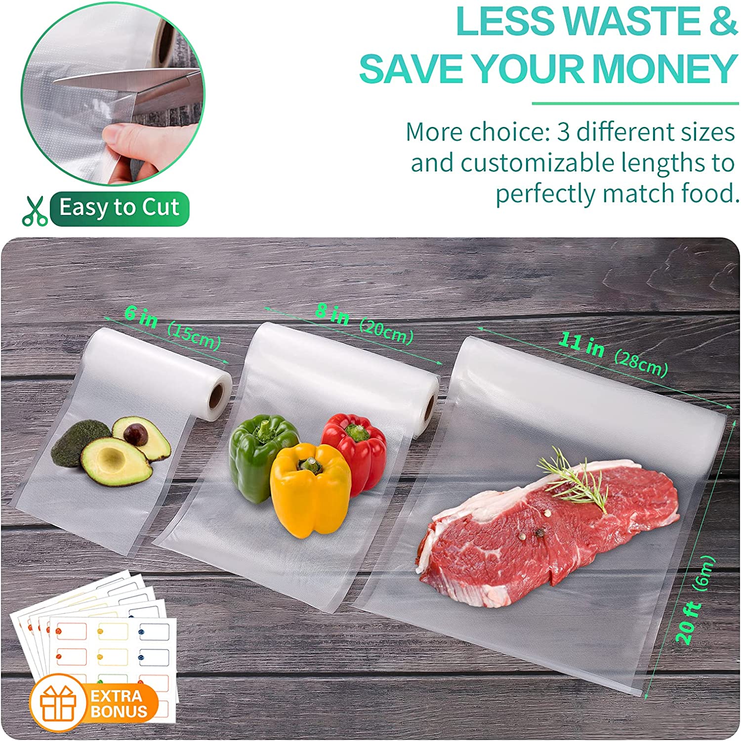 Kantong Dapur Untuk Vakum Maka - Food Storage Bag ulasan dan harga