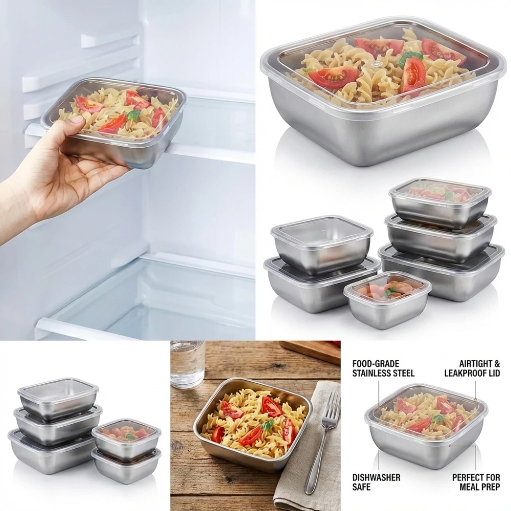 6PCS Wadah Penyimpanan Makanan - Food Storage Meals ulasan dan harga
