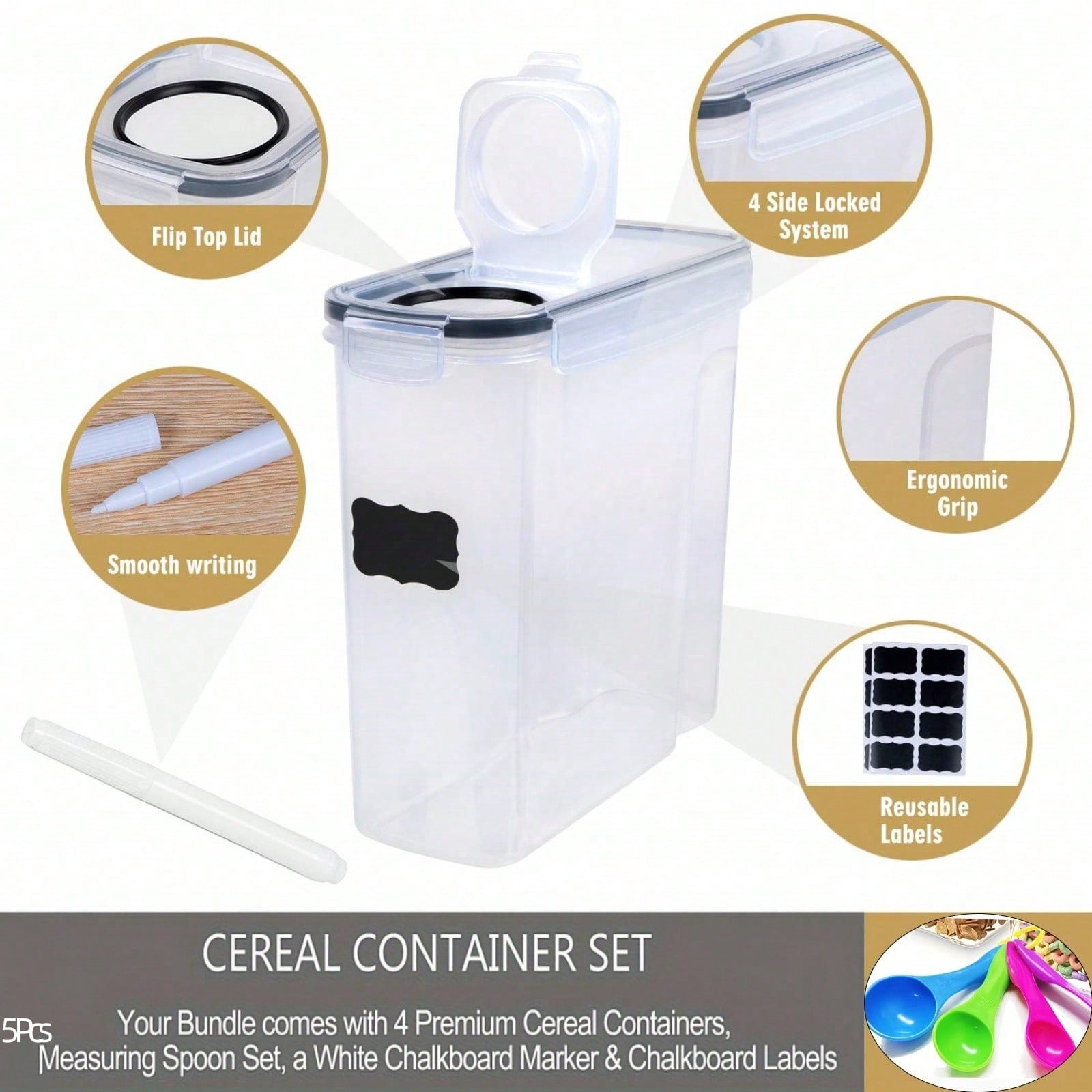 4 Set Wadah Penyimpanan Makana - Food Storage Meals ulasan dan harga