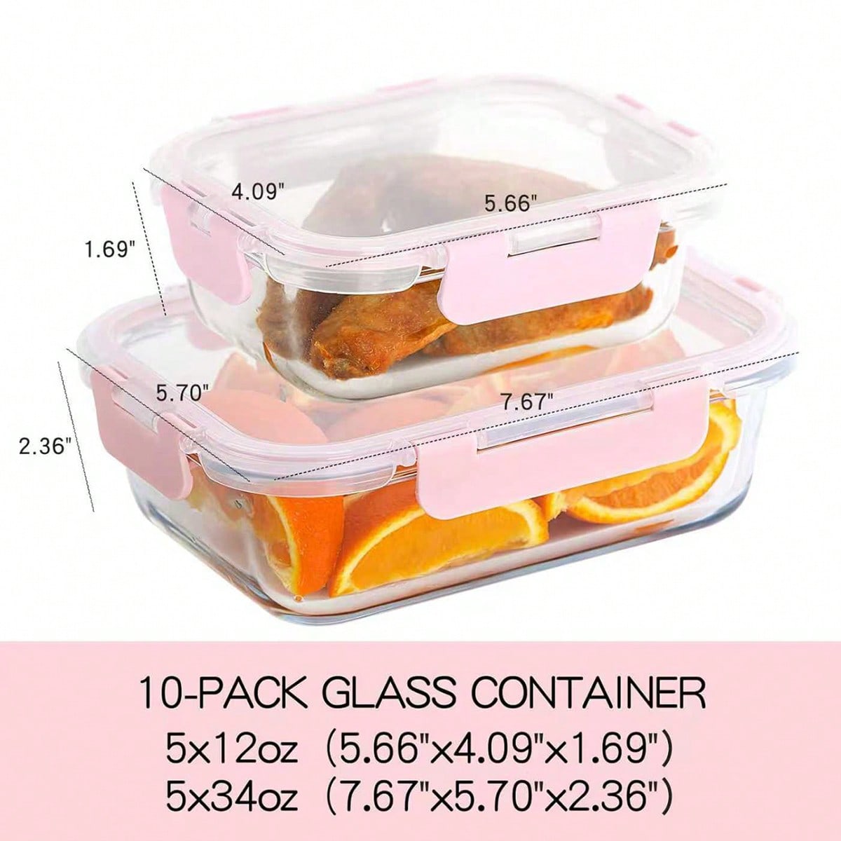 10 Wadah Makanan Kaca, Wadah P - Food Storage Oven Safe ulasan dan harga