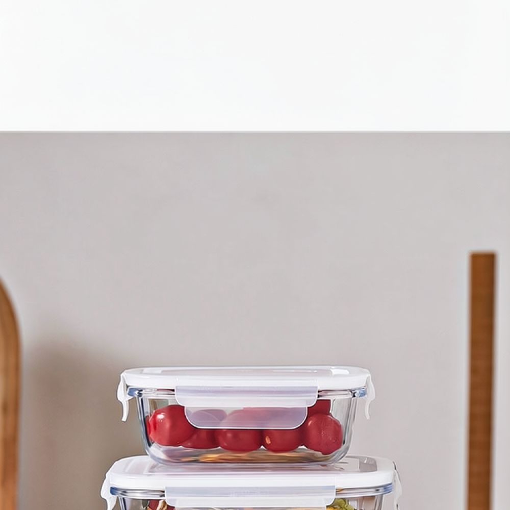 Kotak Bekal Bento Kaca yang Am - Food Storage With Dividers ulasan dan harga
