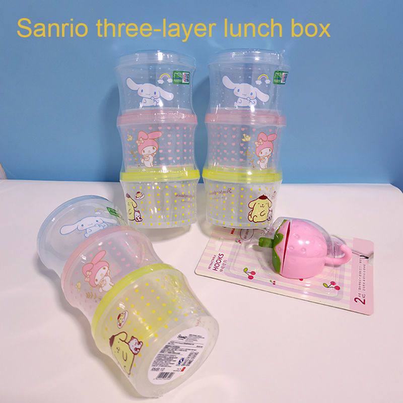 Set Kotak Bento Kitty 3 Buah W - Food Storage Oven Safe ulasan dan harga